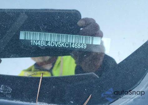 2019 Nissan Altima 2.5 Sv из США, поврежденный, VIN 1N4BL4DV5KC146849